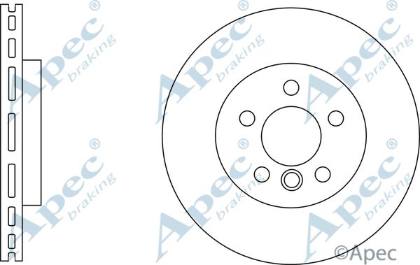 APEC BRAKING Тормозной диск DSK2969